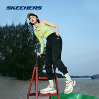 熊猫鞋色彩升级skechers运动旗舰店缤纷撞色奶茶熊老爹鞋材质安全吗？