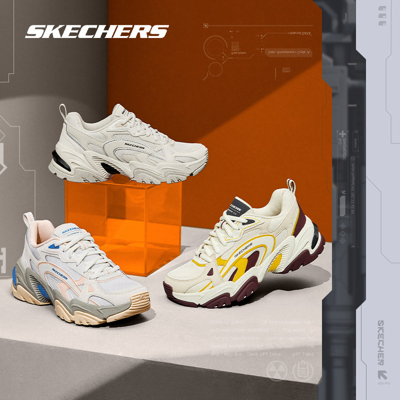  skechers运动跑步鞋