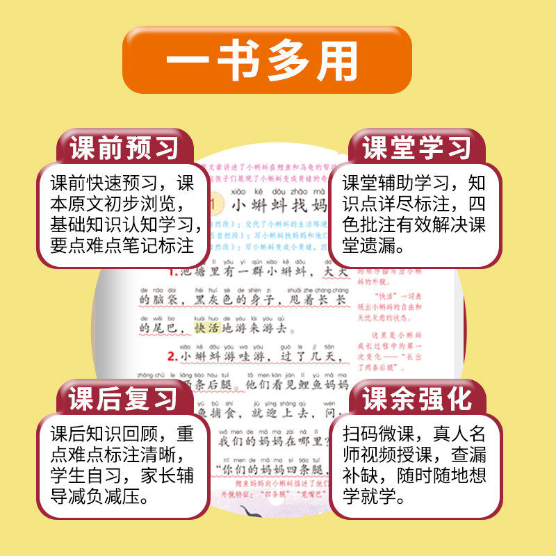 2026年新版课堂笔记一年级二年级三四五六年级上册语文数学英语人教版预备课本小学教材全解教辅资料书学霸笔记随堂同步预习本