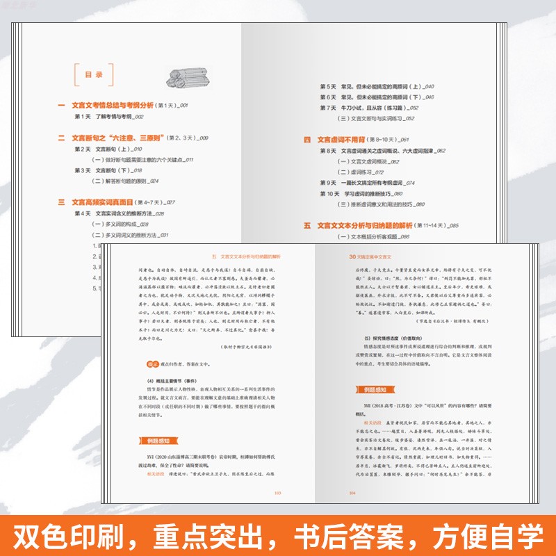 现货 30天搞定高中文言文深耕语文教育20年卓越教师田雷，30天省时精准攻克高中文言文助力高考语文拿高分高中语文辅导正版书籍-图2