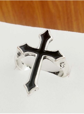 开口戒指欧美合金复古