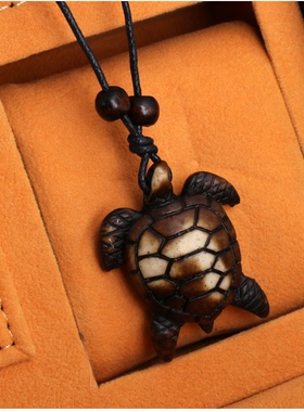 树脂塑料/树脂男女复古龟项链
