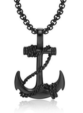 速卖通敦煌钛钢男士项链