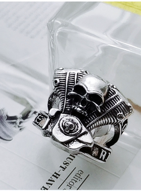 欧美饰品朋克风发动机男士戒指
