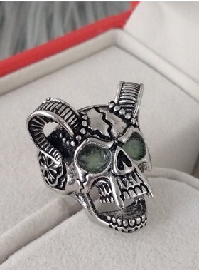 j230热销撒旦羊角恶魔霸气饰品