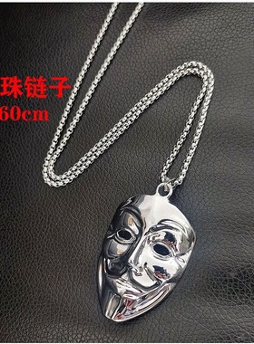 白色项链日韩风吊坠