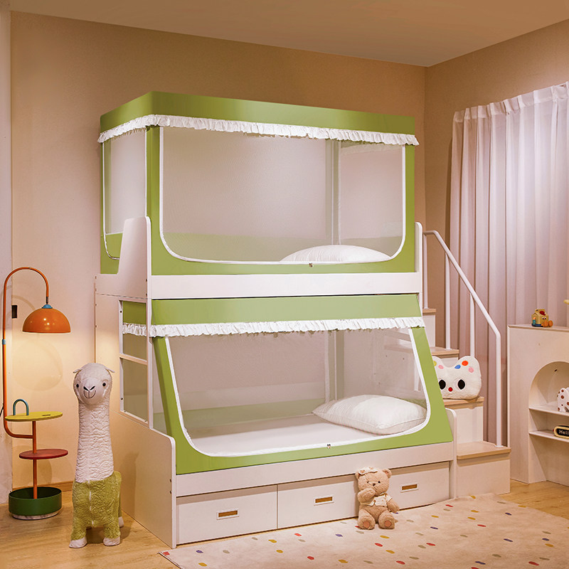 2米下铺子母床蚊帐梯形1.2/1.8儿家用儿童双层高低床1.3上铺1.1,淘宝优惠券,粉丝福利购,淘宝优惠卷