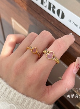 新中式复古精致气质时尚戒指