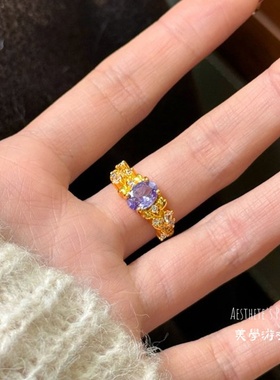 法式精致轻奢百搭藤蔓戒指