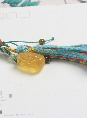 摩登晶石蜜蜡万能扣diy手工