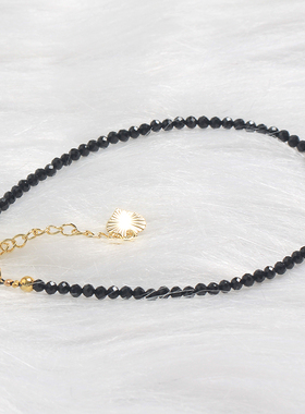 女天然水晶无民族风手链超细