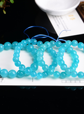 湖蓝色手串摩登晶石天河石