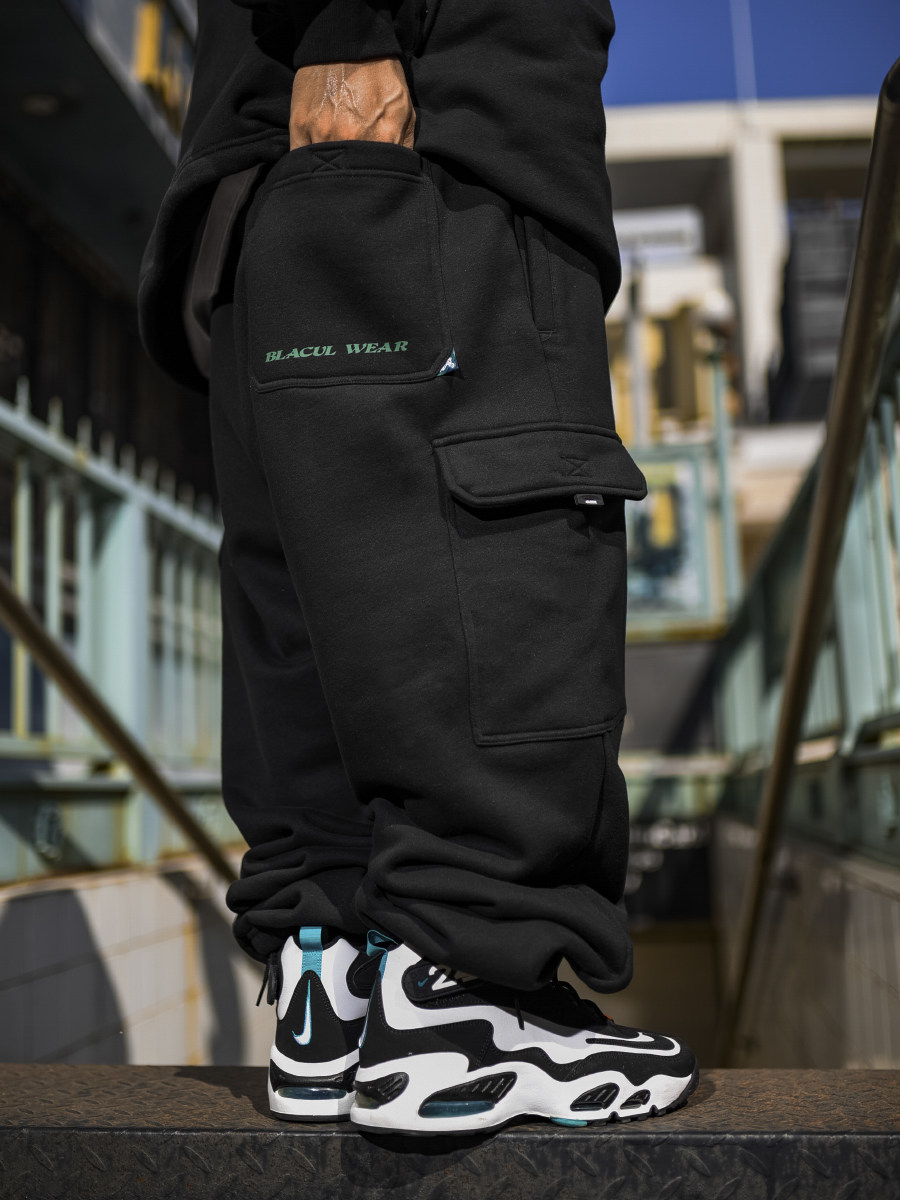 BLACUL刺绣多口袋卫裤男工装裤美式复古HipHop宽松肥大加绒休闲裤,淘宝优惠券,粉丝福利购,淘宝优惠卷