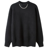 Оригинальный зимний цветной свитер с молнией для влюбленных, высокий воротник, оверсайз, увеличенная толщина