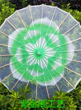 包邮茉莉情怀风绘画走秀道具伞