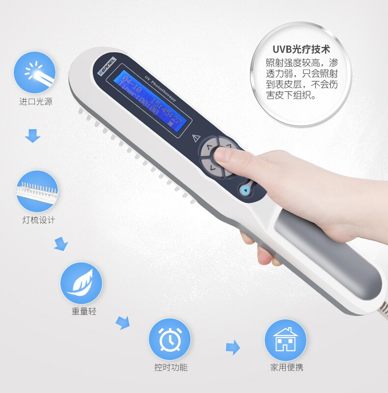 科诺家用大面积白癜风银屑病光疗仪 时景大药房理疗仪（器械）