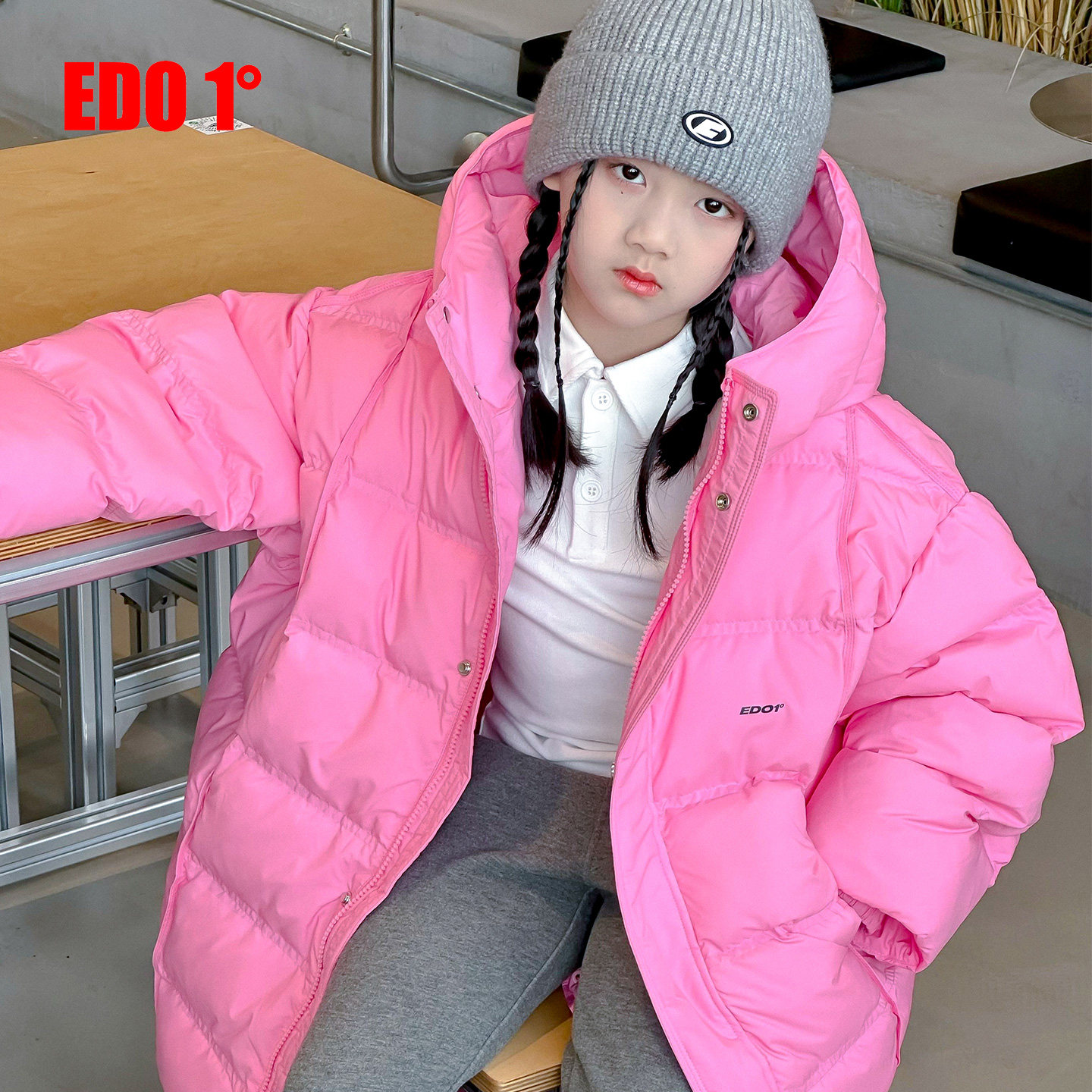 edo1一度童装25冬季新款男女童宽松翻领POLO衫内搭百搭长袖上衣,淘宝优惠券,粉丝福利购,淘宝优惠卷