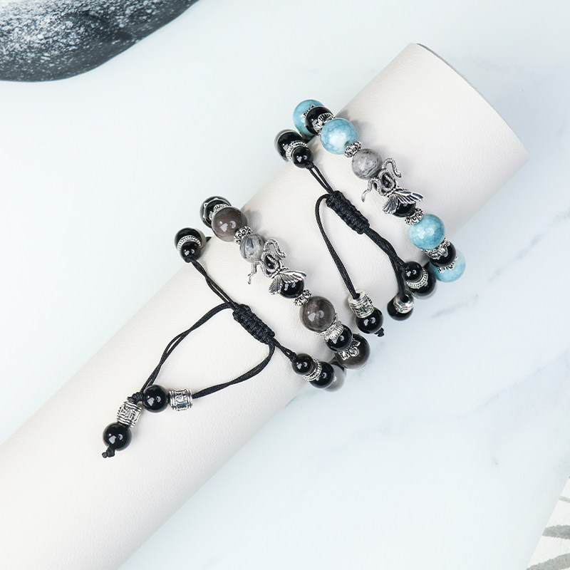 灵蛇蝶舞diy手表链适用小米手环腕带9/8/7/6/5/4手表8pro表带9pro/nfc手链7pro手串高级定制手工串珠个性新品,淘宝优惠券,粉丝福利购,淘宝优惠卷