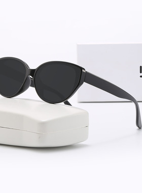 MIZHO猫眼简约防紫外线墨镜女