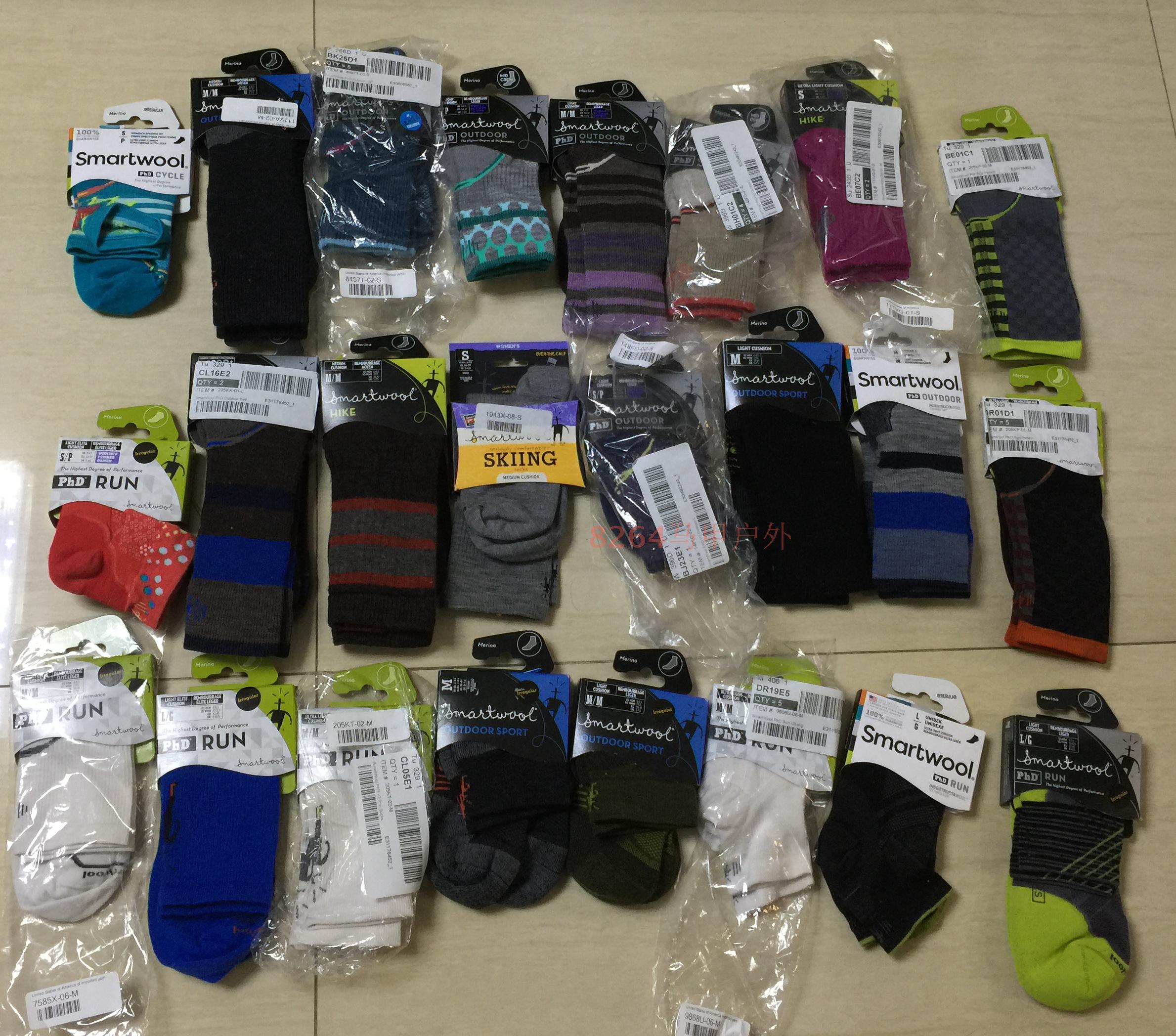 海淘SmartWool PhD Outdoor Light Hiking男女 多款美麗奴羊毛襪