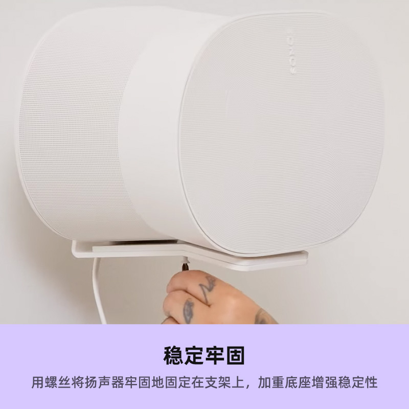 SONOS Mount壁挂式支架 可旋转适用于Era 100/Era 300/One/Play:1