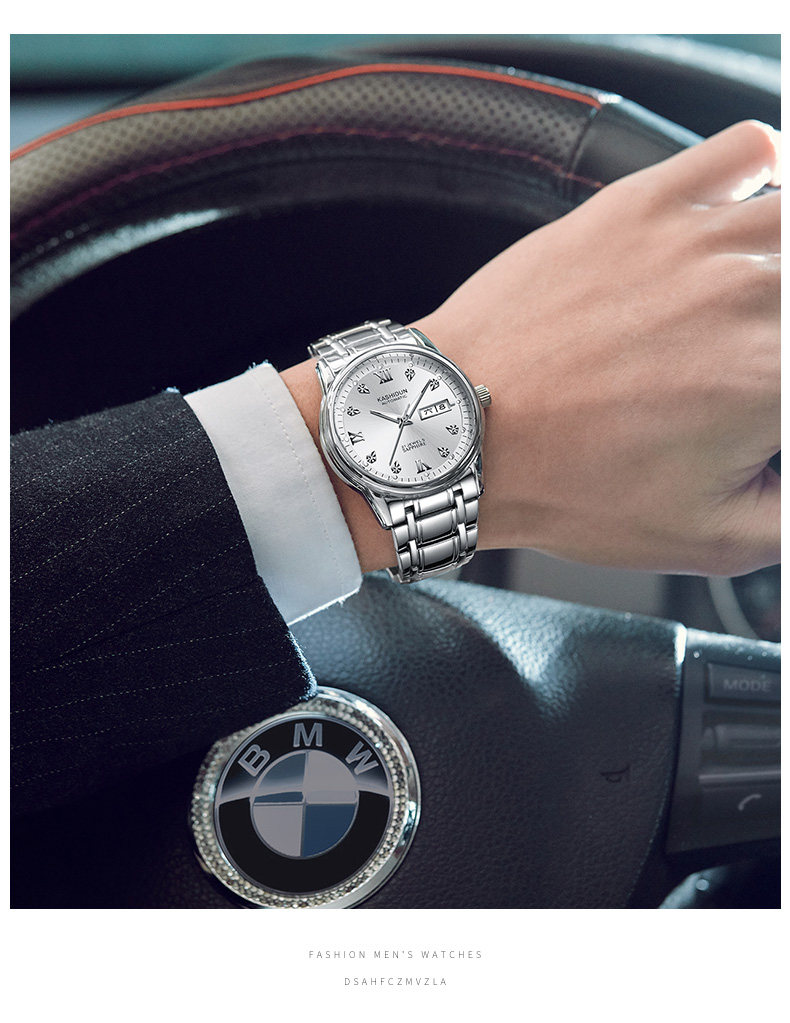 正品卡诗顿男士防水全自动机械表 卡诗顿亚星国产腕表