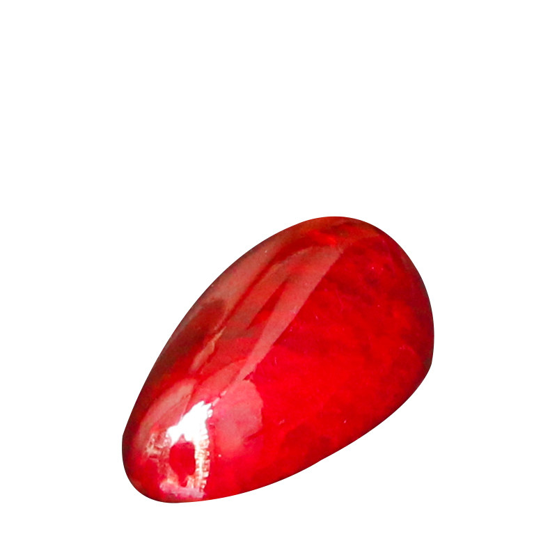 上善天工朱砂全透明晶体原矿石吊坠 上善天工项坠/吊坠