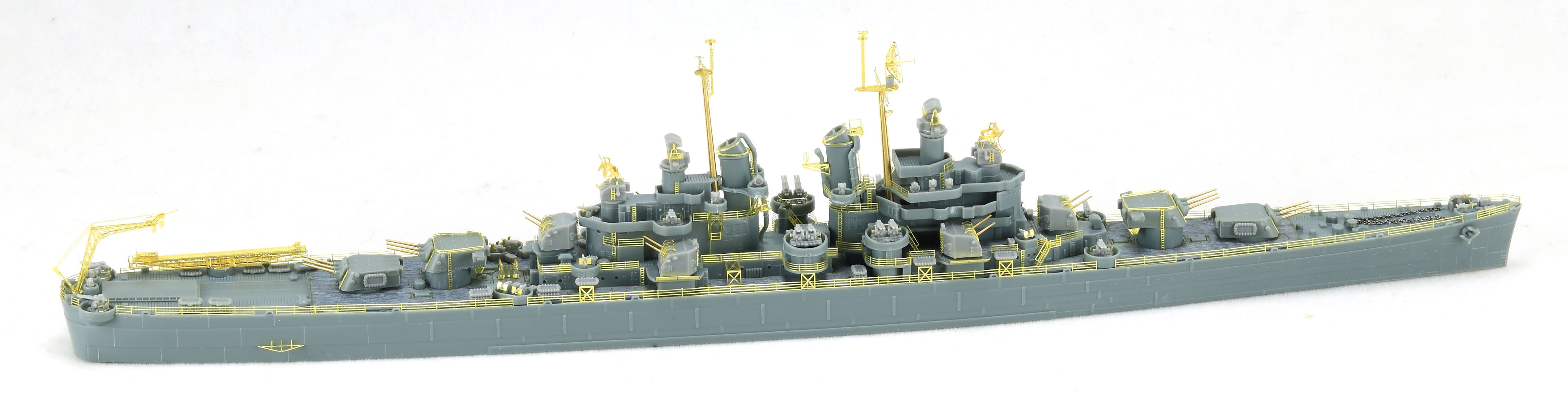 MAIKE 1/700 二战美军CL55克利夫兰号防空巡洋舰拼装模型VEE57020 - 图2