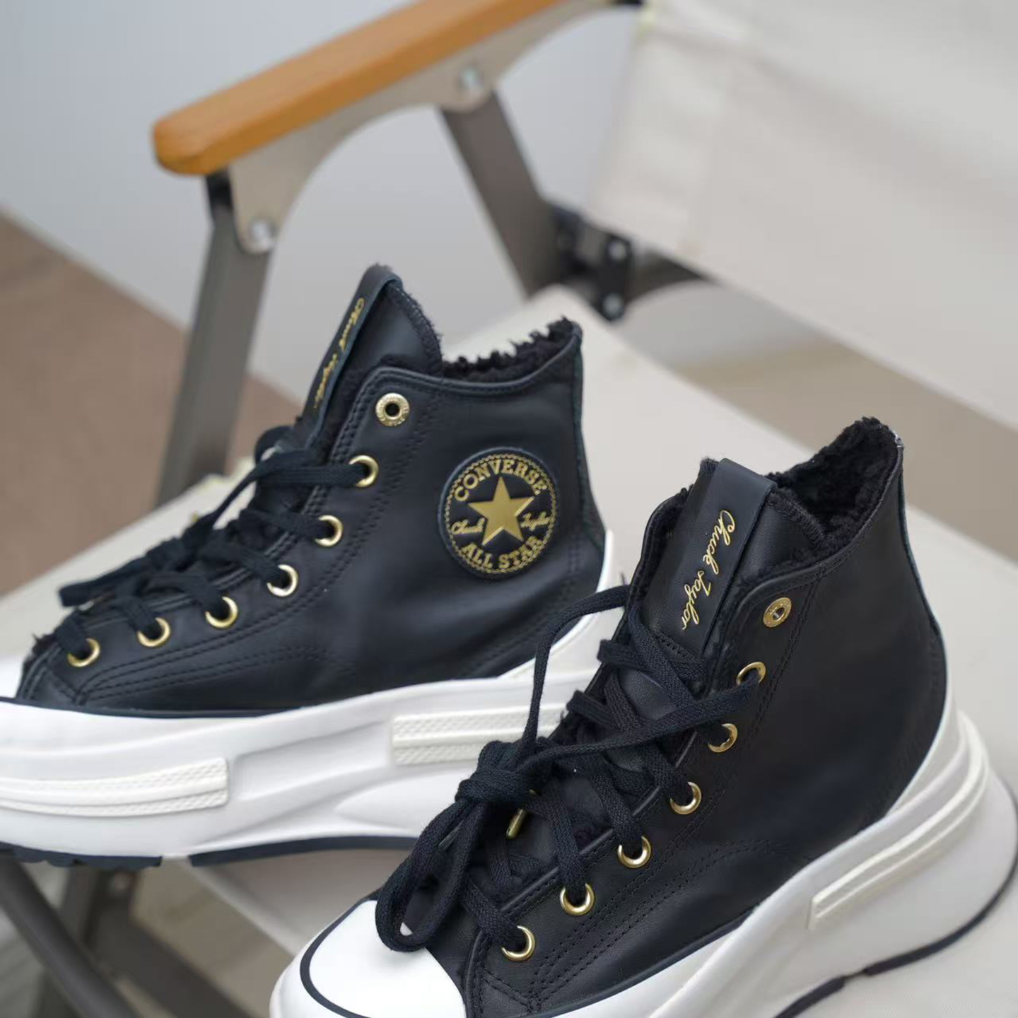 匡威正品 Run Star Legacy 百搭舒适高帮休闲鞋男女同款A12442C - 图1