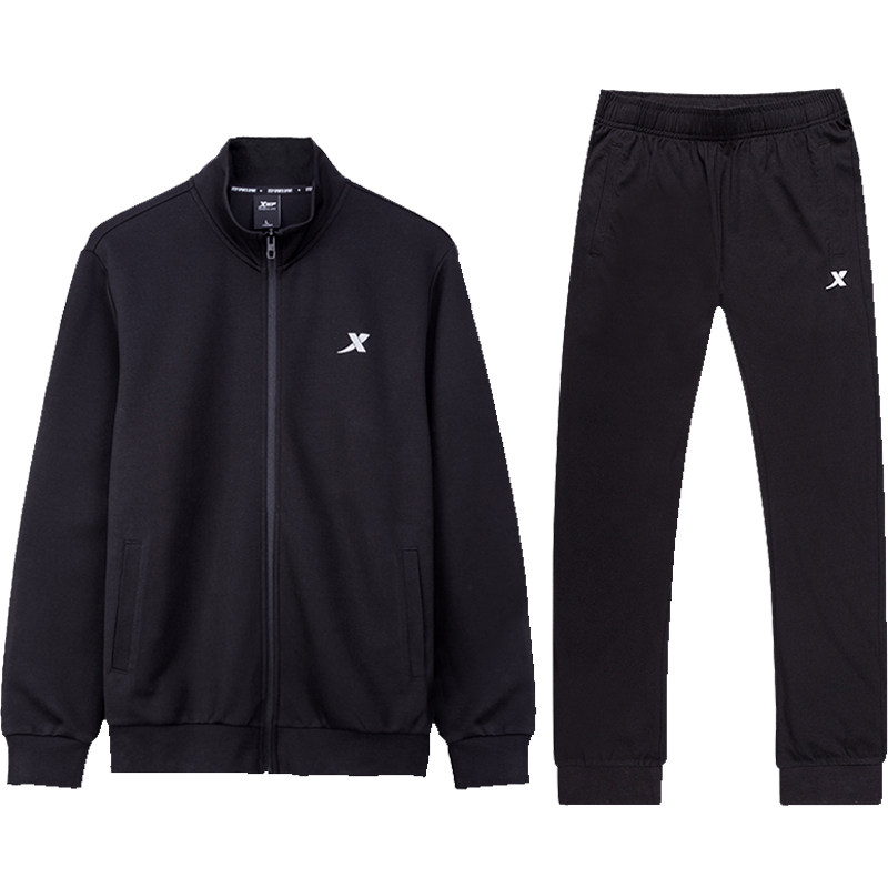 特步运动套装男卫衣冬季2026新款运动服青少年卫裤连帽外套两件套,淘宝优惠券,粉丝福利购,淘宝优惠卷