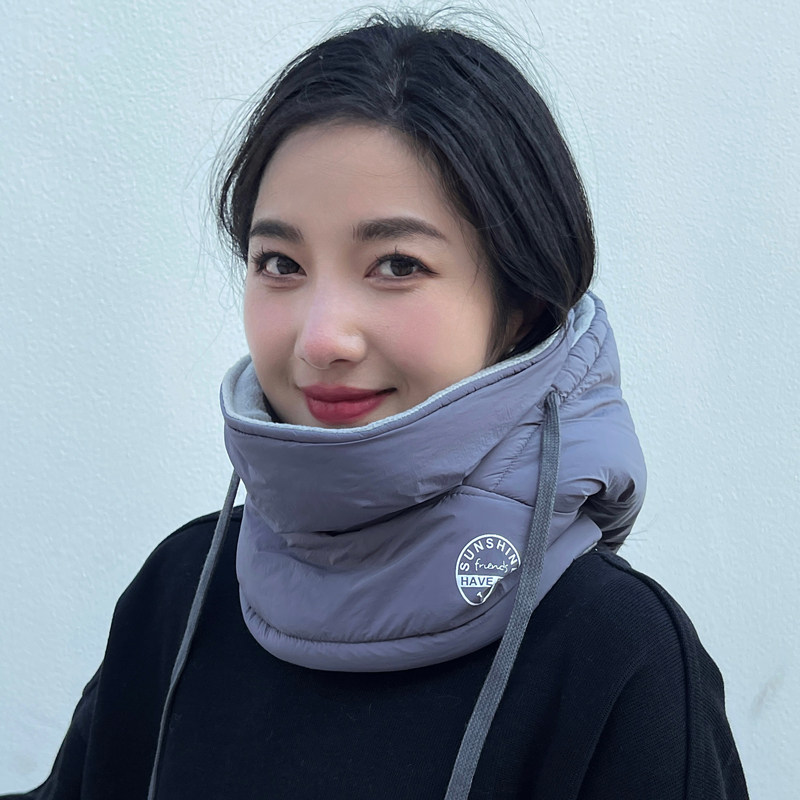 帽子女冬季骑行电动车保暖加绒加厚棉帽女防风防寒面罩秋冬雷锋帽