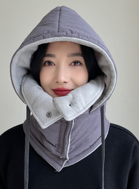 雪林鹿冬季加绒防寒保暖帽