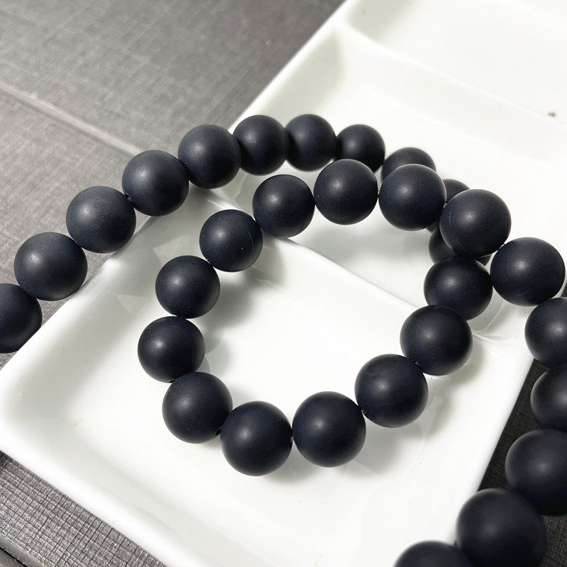 磨砂黑玛瑙半成品圆珠串珠散珠手链佛珠DIY手工饰品配件配饰材料,淘宝优惠券,粉丝福利购,淘宝优惠卷