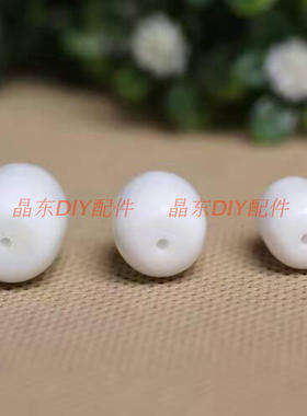diy白瓷星月菩提桶珠