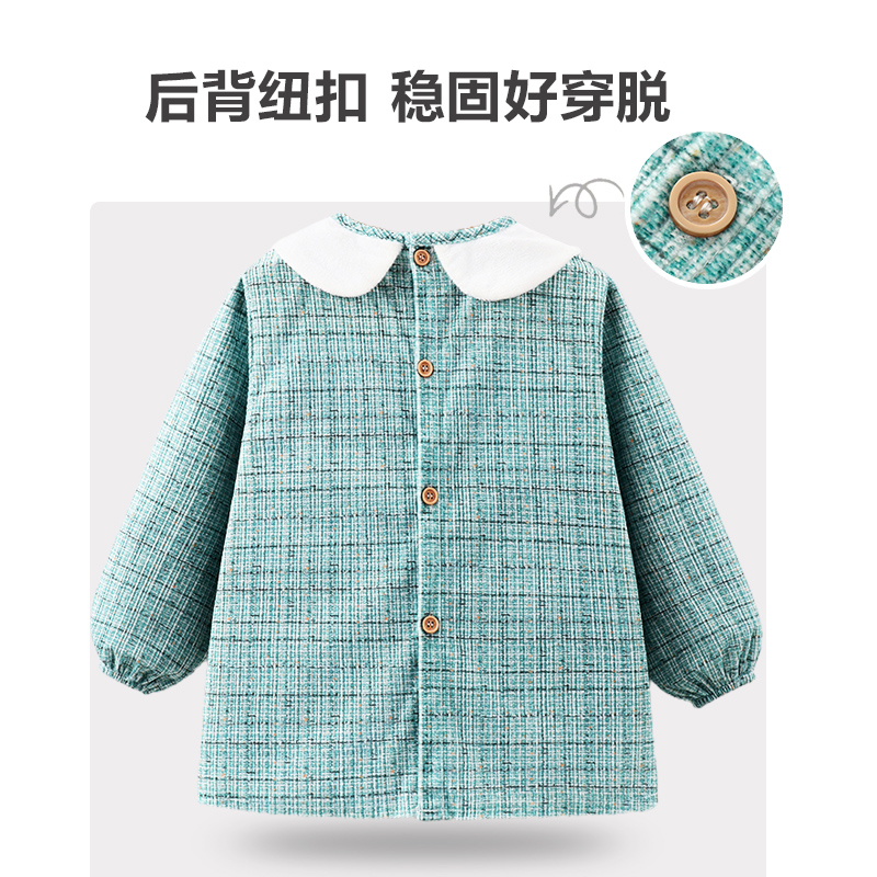 Baby girl's blouse with small fragrant style for outer wear