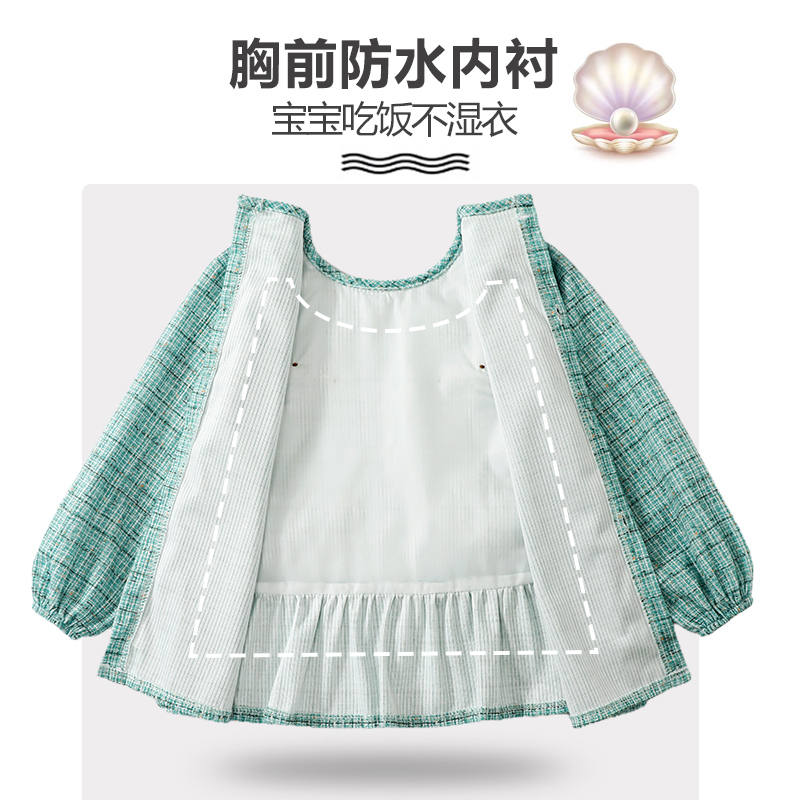 Baby girl's blouse with small fragrant style for outer wear