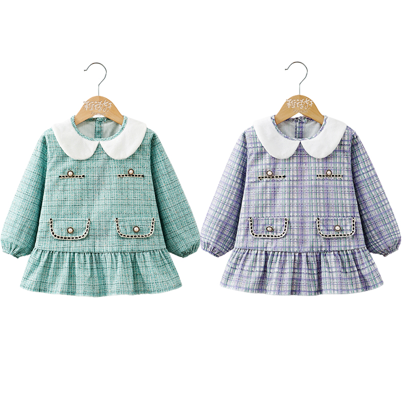 Baby girl's blouse with small fragrant style for outer wear