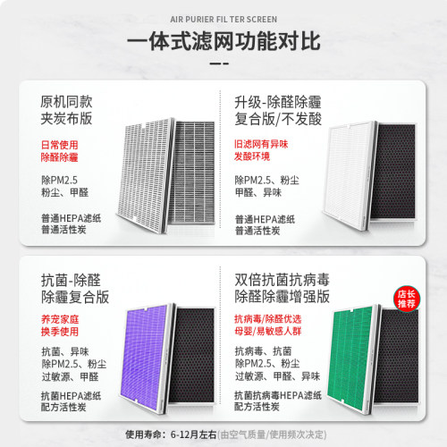 适配飞利浦空气净化器AC4374滤芯AC4372 4375 4373过滤网FY3047 - 图1