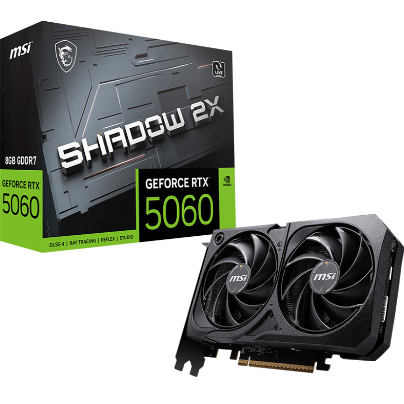 微星 RTX 5060 8G显存独立显卡组装台式电脑AI游戏设计渲染DLSS4