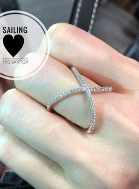 香港英国交叉钻石戒指