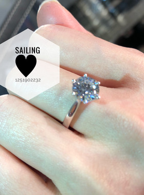 香港caratlondon人造钻石戒指