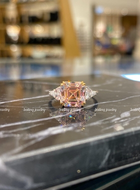 香港英国克拉阿斯切粉钻戒指现货