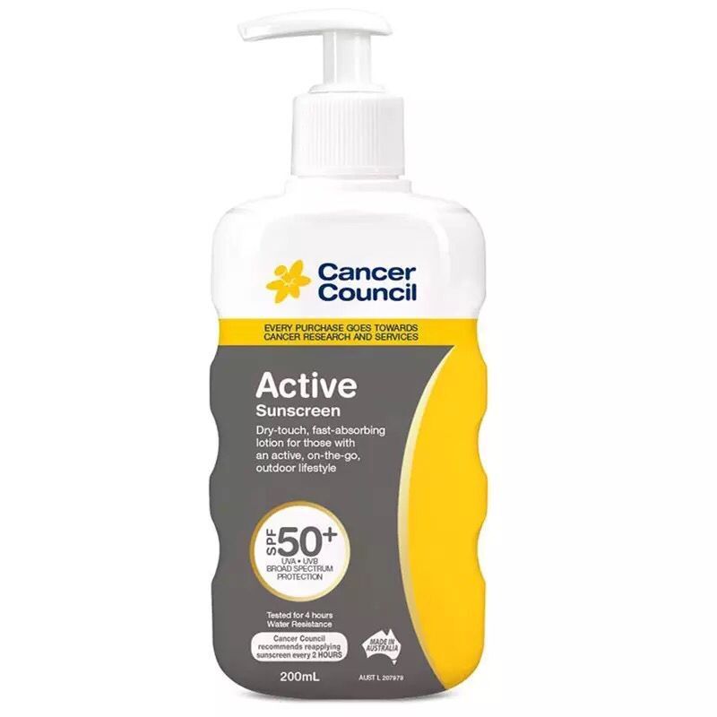 200ml SPF50 無油防曬霜防水戶外運動 Council Cancer 澳洲 現貨 200ml SPF50 無油防曬霜防水戶外運動 Council Cancer 澳洲 現貨