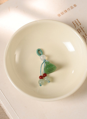 玛瑙莲蓬小提溜玉石水晶吊坠挂件琉璃配饰手链手串手工作DIY配件