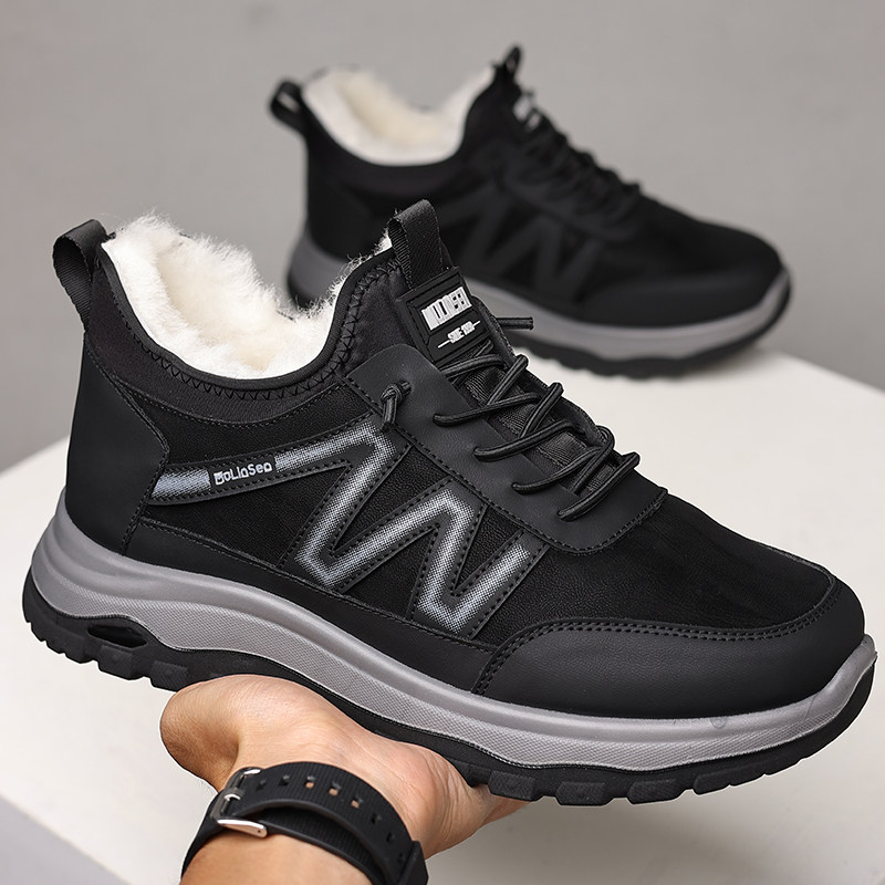 冬季男鞋皮毛一体羊毛雪地靴男士保暖加厚加绒高帮运动防滑棉鞋男,淘宝优惠券,粉丝福利购,淘宝优惠卷