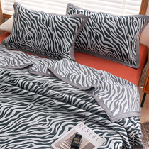 Pure cotton four-story gauze wool towels by summer single double summer cool by air conditioning quilts by children All cotton summer by afternoon nap blankets