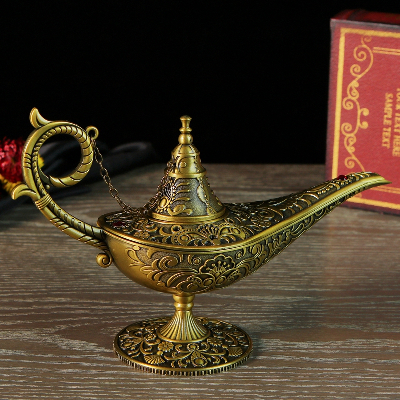 阿拉丁酒壶神灯创意复古乔迁大小号礼物家居客厅摆件工艺品阿拉伯-图3