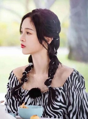 双马尾绳扎脏脏发饰头饰绳子女