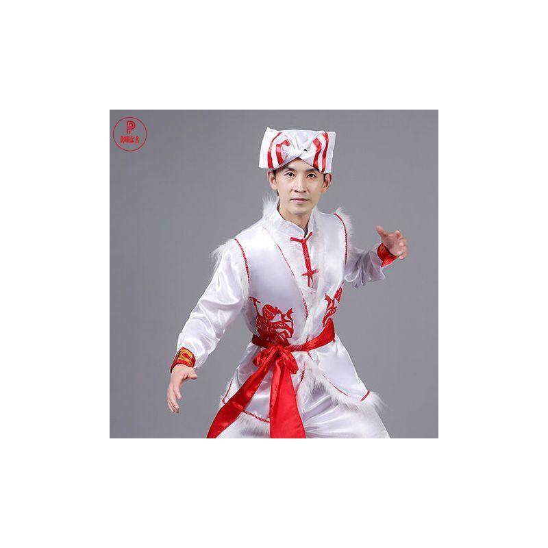 陕北民歌演出服安塞腰鼓服传统舞狮打鼓龙舟服秧歌民歌舞台装,淘宝优惠券,粉丝福利购,淘宝优惠卷