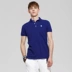 Mùa hè 2019 nam mới cotton ve áo ngắn tay áo polo nam kinh doanh áo thun ngắn tay màu rắn - Polo t shirt golf Polo